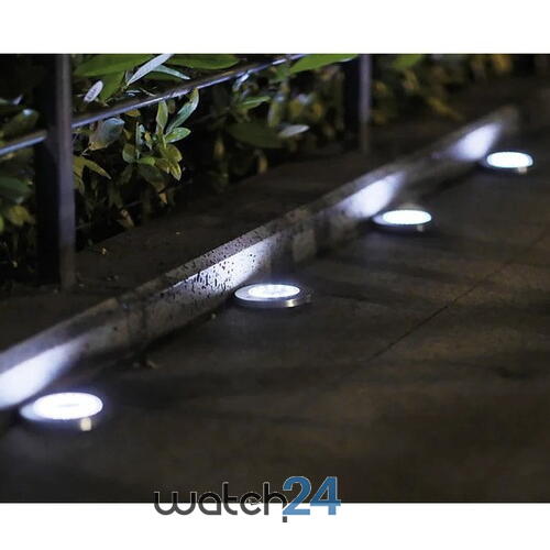 Set 12 Lămpi Solare de Grădină Alb Rece cu Senzor de Mișcare IP65 11.5cmx12.5cmcm