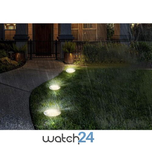 Set 12 Lămpi Solare de Grădină Alb Rece cu Senzor de Mișcare IP65 11.5cmx12.5cmcm