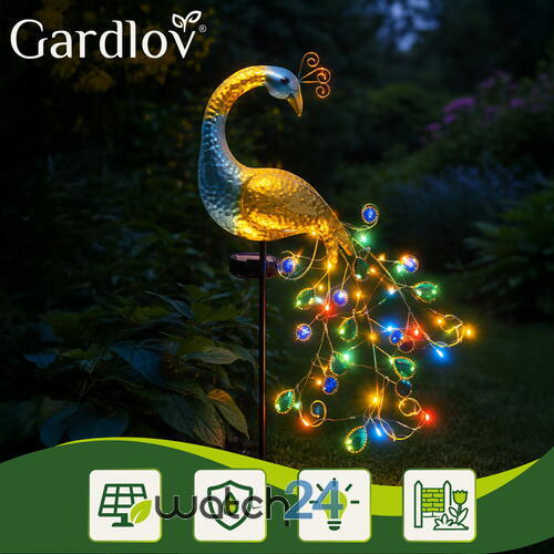 Lampa solară „Păun”, 40 Led-uri