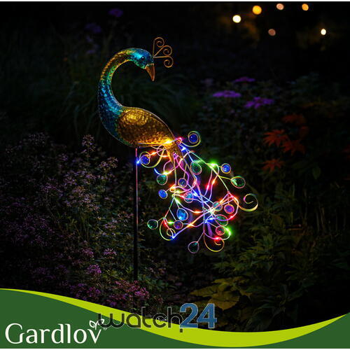 Lampa solară „Păun”, 40 Led-uri