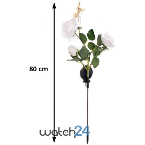 Lampă solară de exterior tip 3 trandafiri, ideală pentru curte