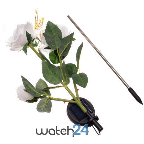 Lampă solară de exterior tip 3 trandafiri, ideală pentru curte