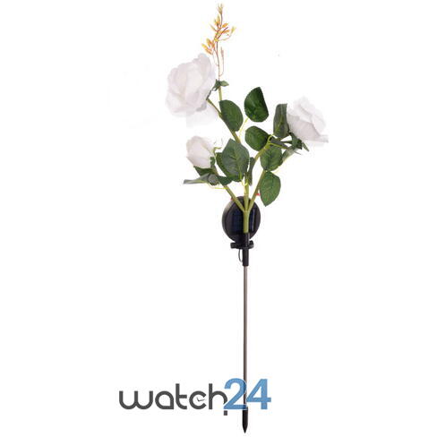 Lampă solară de exterior tip 3 trandafiri, ideală pentru curte