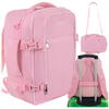 Rucsac, Geanta de calatorie, 20L, 40x25x20cm, 2 Compartimente, Roz