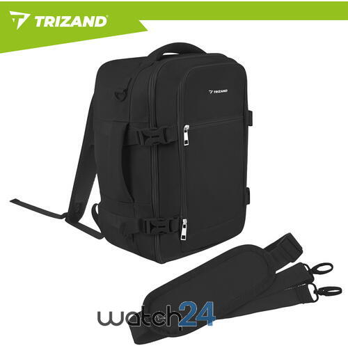 Rucsac tip Geanta de calatorie, 20L, 40x25x20cm, 2 Compartimente, Negru