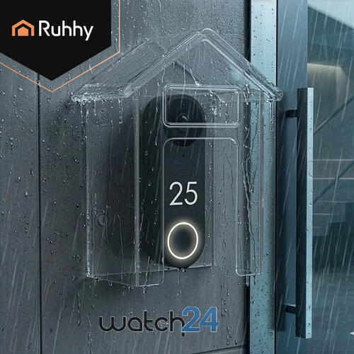 Husa protectie sonerie wireless, Impermeabila  Exterior, Transparent