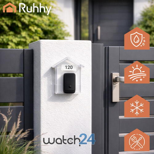 Husa protectie sonerie wireless, Impermeabila  Exterior, Transparent