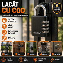 Lacat cu cod de 4 cifre, Rezistent la apa