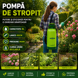 Pulverizator, Pompa de stropit manuala 8 Litri