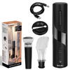 Set Tirbuson Electric, Reincarcabil, Accesoriu taiat folie, Pompa vid, Dop sticla vin cu pompita pentru scos aerul