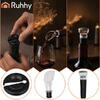 Set Tirbuson Electric, Reincarcabil, Accesoriu taiat folie, Pompa vid, Dop sticla vin cu pompita pentru scos aerul