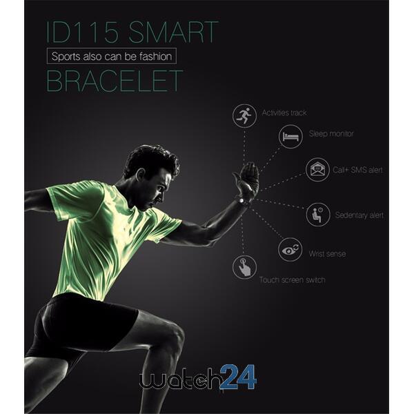 Bratara fitness cu Bluetooth, Display OLED, Pedometru, Notificari S117