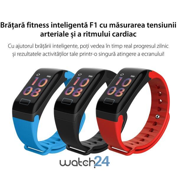 Bratara fitness cu Bluetooth, monitorizare ritm cardiac, notificari, functii fitness S127