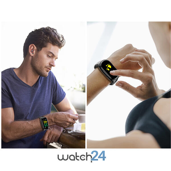 Smartwatch cu Bluetooth si casti, monitorizare ritm cardiac, notificari, multiple functii S130