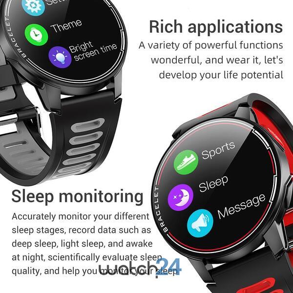 Smartwatch cu Bluetooth, BPM, MMHG, Notificari, Calorii, Distanta parcursa, Monitorizare somn S140