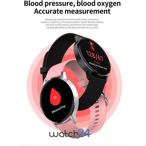 Smartwatch cu Bluetooth, monitorizare ritm cardiac, notificari, functii fitness, etc. S155