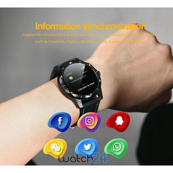 Smartwatch cu Bluetooth, BPM, MMHG, SPO2, Notificari, Calorii, Distanta parcursa, Monitorizare somn  S199