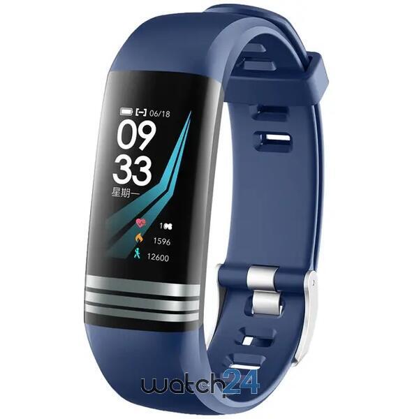 Bratara fitness cu Bluetooth, masurare temperatura corporala, monitorizarea ritmului cardiac, notificari, alarma, functii Fitness S208