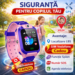 SmartWatch pentru copii cu functie telefon (SIM), Camera, Functie Monitorizare, Localizare LBS, Apelare SOS, Agenda telefonica S320