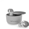 Casti Bluetooth 5.0 HiFuture Helix TWS Earbuds, Microfon, raspundere si respingere apel, Accesare vocala Siri sau Google Assistance, HD Voice, Control media, Touch pe casca, Alb