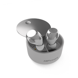 Casti Bluetooth 5.0 HiFuture Helix TWS Earbuds, Microfon, raspundere si respingere apel, Accesare vocala Siri sau Google Assistance, HD Voice, Control media, Touch pe casca, Alb