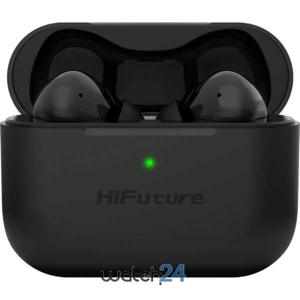 Casti Bluetooth 5.0 HiFuture TureAir ANC - Black TWS Earbuds, Microfon, raspundere si respingere apel, Accesare vocala Siri sau Google Assistance, HD Voice, Control media, Touch pe casca, Negru