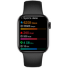 SmartWatch cu Bluetooth 5.0, BPM, MMHG, SPO2, Autonomie 7 zile, Monitorizare somn si calorii, HiTime - Black
