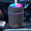 Umidificator de aer cu ultrasunete, difuzor aromaterapie 300ML, cu iluminat LED, pentru casa, birou si masina STH-4