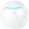Umidificator de aer cu ultrasunete, difuzor aromaterapie 130ML, cu iluminat LED, pentru casa si birou, Alb