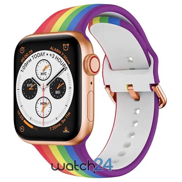 Curea Silicon Compatibila Apple Watch Versiune 1/2/3/4/5/6 (42/44mm) V2