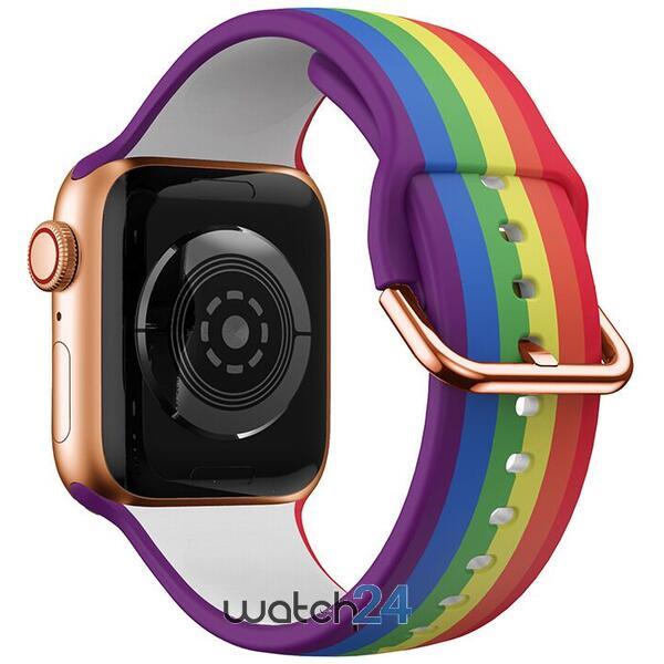 SMARTECH Curea silicon compatibila Apple Watch versiune 1/2/3/4/5/6 (42/44mm) V2