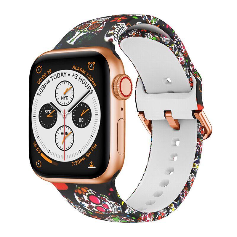 SMARTECH Curea silicon compatibila Apple Watch versiune 1/2/3/4/5/6 (42/44mm) V9