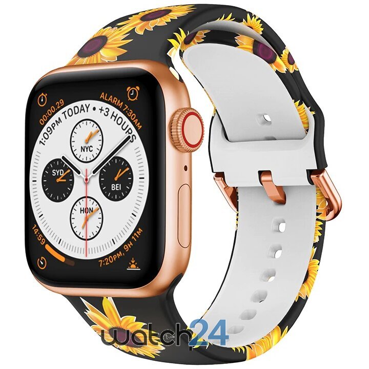 Curea silicon compatibila Apple Watch versiune 1/2/3/4/5/6 (42/44mm) V11 (42/44mm) imagine noua 2022