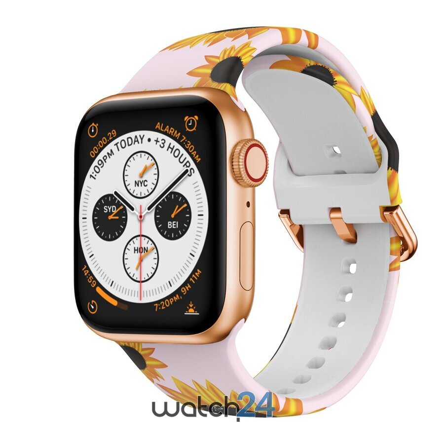 Curea silicon compatibila Apple Watch versiune 1/2/3/4/5/6 (42/44mm) V18 (42/44mm)