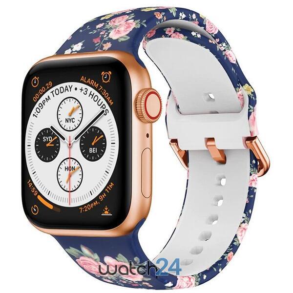 SMARTECH Curea silicon compatibila Apple Watch versiune 1/2/3/4/5/6 (38/40mm) V1