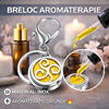 Breloc aromaterapie, difuzor pentru uleiuri esentiale V5