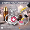 Breloc aromaterapie, difuzor pentru uleiuri esentiale V8