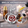 Breloc aromaterapie, difuzor pentru uleiuri esentiale V15