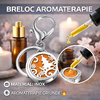 Breloc aromaterapie, difuzor pentru uleiuri esentiale V16