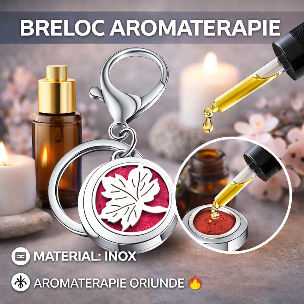 SMARTECH Breloc aromaterapie, difuzor pentru uleiuri esentiale V26