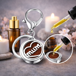 Breloc aromaterapie, difuzor pentru uleiuri esentiale V29