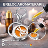 Breloc aromaterapie, difuzor pentru uleiuri esentiale V32
