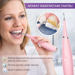 Dispozitiv electric pentru indepartarea depunerilor de tartru, Roz