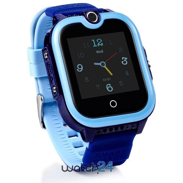 SmartWatch pentru copii Wonlex cu Functie Telefon (SIM), 4G, GPS, WIFI, SOS, Apel Video, Functie Spion, KT13, Albastru
